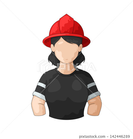 Illustration of Firewoman Illustration of Firewoman 142446289