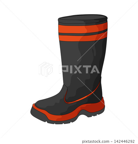 Illustration of Fire Boots Illustration of Fire Boots 142446292