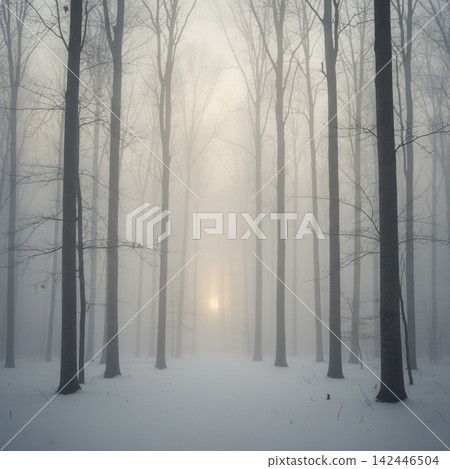 fog in the forest fog in the forest 142446504