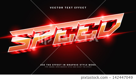 Speed editable text effect Template Speed editable text effect Template 142447049