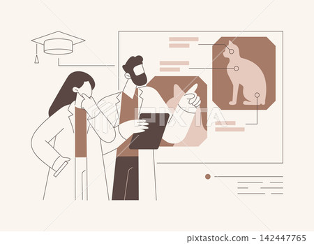 Radiology isolated cartoon vector illustrations. Radiology isolated cartoon vector illustrations. 142447765