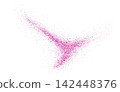 Abstract shiny purple glitter design element 142448376