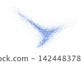 blue Glitter Particle Abstract Background 142448378