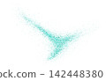 green Glitter Particle Abstract Background 142448380