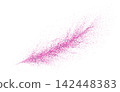Abstract shiny purple glitter design element 142448383