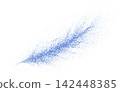 blue Glitter Particle Abstract Background 142448385