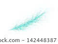 green Glitter Particle Abstract Background 142448387
