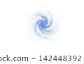 blue Glitter Particle Abstract Background 142448392
