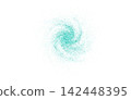 green Glitter Particle Abstract Background 142448395
