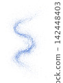 blue Glitter Particle Abstract Background 142448403