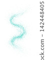 green Glitter Particle Abstract Background 142448405