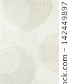 Japanese pattern and washi paper background 142449897