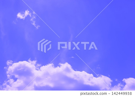 Blue sky with clouds (wallpaper material) Blue sky with clouds (wallpaper material) 142449938
