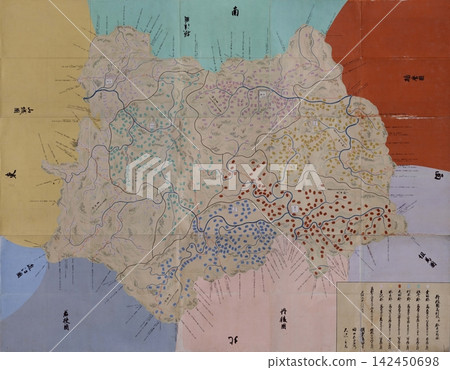 江戶時代地圖,1838 年(天保 9 年):天保國地圖 - 丹波國(今京都府中部、兵庫縣東北部等地) 江戶時代地圖,1838 年(天保 9 年):天保國地圖 - 丹波國(今京都府中部、兵庫縣東北部等地) 142450698