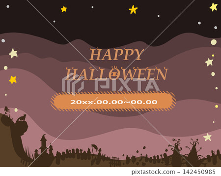 A frame featuring cute ghosts at play A frame featuring cute ghosts at play 142450985