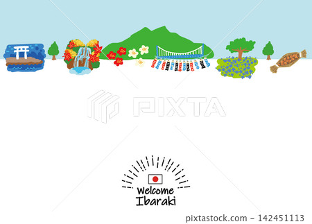 茨城縣,旅遊勝地,街景,手繪,扁平化插畫 茨城縣,旅遊勝地,街景,手繪,扁平化插畫 142451113