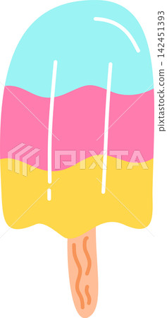 summer element ice cream holiday illustration summer element ice cream holiday illustration 142451393
