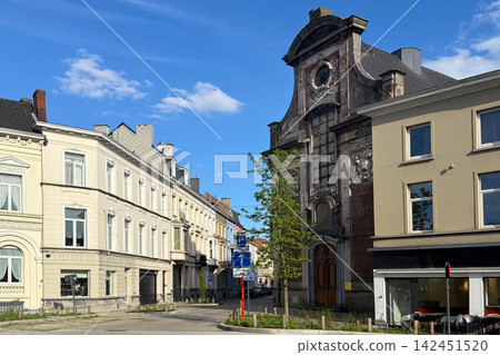Old building in Ghent city Belgium Old building in Ghent city Belgium 142451520