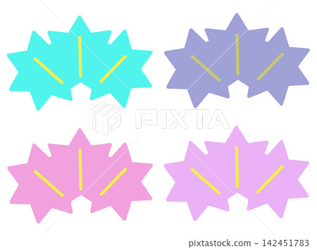 Pine tree image, colorful Pine tree image, colorful 142451783