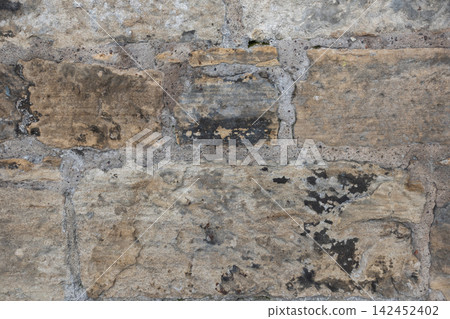 Rustic old stone wall texture Rustic old stone wall texture 142452402