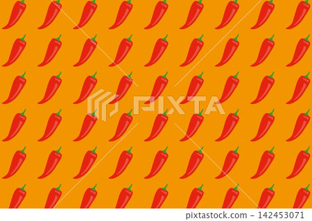 Chili pepper background illustration Chili pepper background illustration 142453071