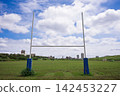 Edogawa Rugby Stadium Rugby Goal 142453227