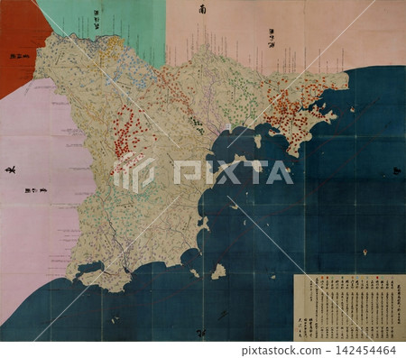 江戶時代地圖,1838 年(天保 9 年):天保國地圖,築前國(今福岡縣西部) 江戶時代地圖,1838 年(天保 9 年):天保國地圖,築前國(今福岡縣西部) 142454464