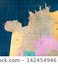 Edo period map, 1838 (Tenpo 9): Tenpo National Map, Bungo Province (present-day Oita Prefecture) 142454946