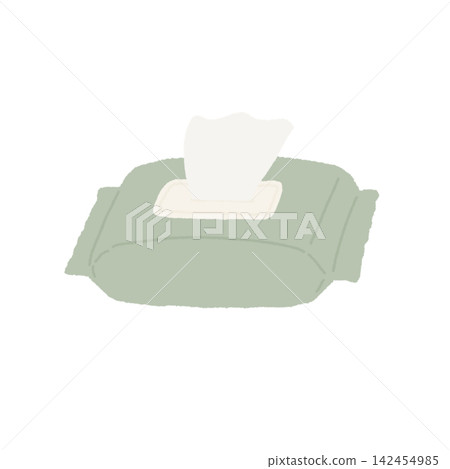 嬰兒濕紙巾，嬰兒用品插圖 142454985