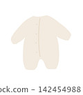 嬰兒連身衣，嬰兒服飾插圖 142454988