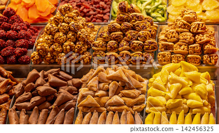 Turkish Sweets Fruit Leather Turkish Sweets Fruit Leather 142456325
