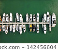 Luxury yacht charter. Miami port marina. Luxury yachting in summer. Docked yacht in port of Miami. Marina luxury cityscape. Port with yacht. Yachting marina. Sailing from the marina 142456604