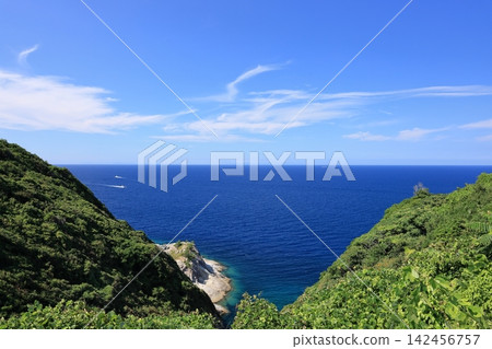 從美穗關12號眺望日本海 從美穗關12號眺望日本海 142456757