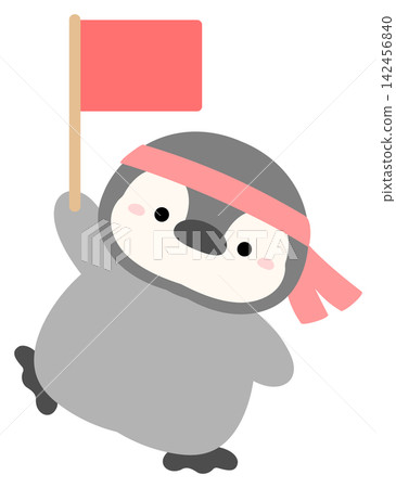 The Red Team's penguin and flag at the school sports day. The Red Team's penguin and flag at the school sports day. 142456840