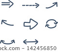 Hand-drawn Arrow Variation Set (Navy) 142456850