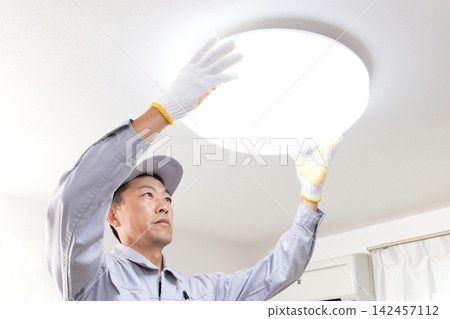 Lighting installation work: Lighting fixtures and contractors Lighting installation work: Lighting fixtures and contractors 142457112