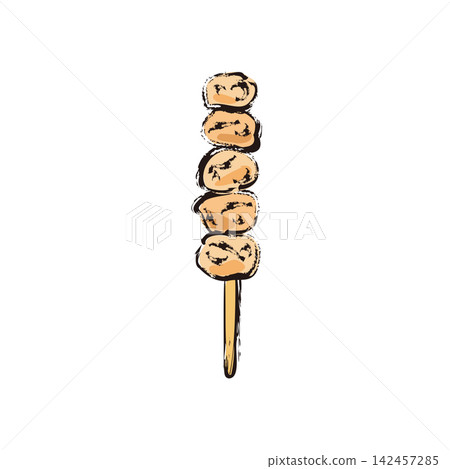 烤雞肉串(Yakitori)-雞腿肉 烤雞肉串(Yakitori)-雞腿肉 142457285