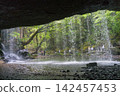 Behind the waterfall at Nabegataki Park 142457453