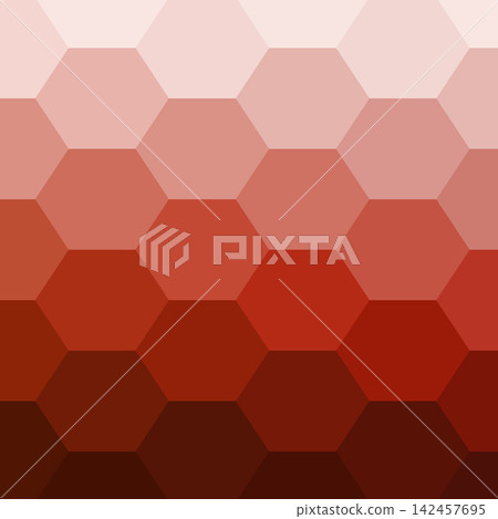 Abstract red geometric background with gradient and large hexagon texture. eps 10 Abstract red geometric background with gradient and large hexagon texture. eps 10 142457695