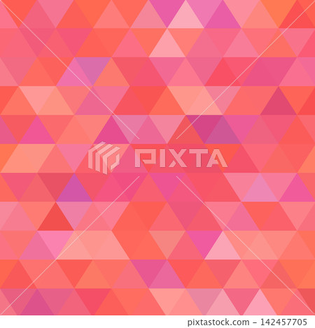 Modern bright abstract geometric background of red and pink polygonal triangles. eps 10 Modern bright abstract geometric background of red and pink polygonal triangles. eps 10 142457705