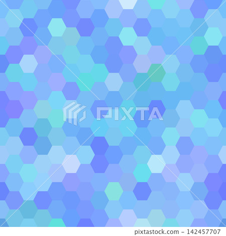 Abstract blue and light blue geometric background with a small hexagon texture. eps 10 Abstract blue and light blue geometric background with a small hexagon texture. eps 10 142457707