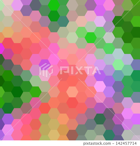 Abstract multicolored geometric background with a large number of bright hexagons. eps 10 Abstract multicolored geometric background with a large number of bright hexagons. eps 10 142457714