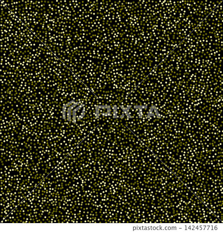 Festive abstract black background with a dense scatter of bright golden shiny dots. eps 10 Festive abstract black background with a dense scatter of bright golden shiny dots. eps 10 142457716