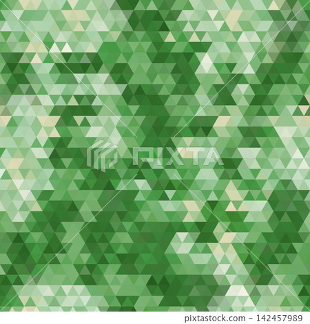 Modern abstract geometric background of green triangles in camouflage style for your design. Eps 10 Modern abstract geometric background of green triangles in camouflage style for your design. Eps 10 142457989