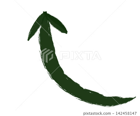 Hand-drawn green ink brushstroke direction guide arrows (PNG transparent background, background removed) Hand-drawn green ink brushstroke direction guide arrows (PNG transparent background, background removed) 142458147