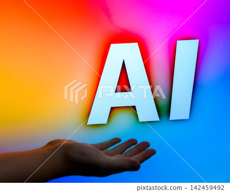 Turn your palm towards the AI's text. Turn your palm towards the AI's text. 142459492