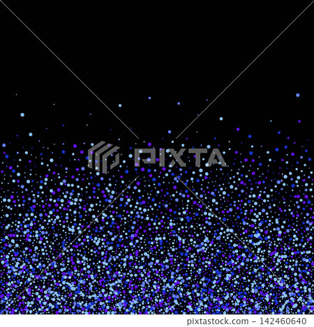 Abstract festive background with blue glitter, round particles on black background. EPS 10 Abstract festive background with blue glitter, round particles on black background. EPS 10 142460640