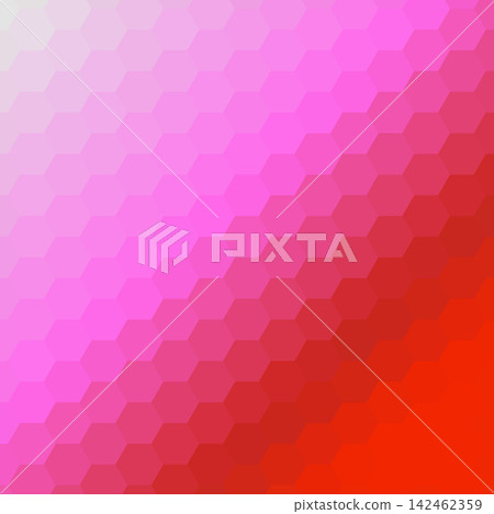 Modern bright abstract geometric background with pink and red hexagons for your design. eps 10 Modern bright abstract geometric background with pink and red hexagons for your design. eps 10 142462359
