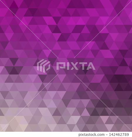 Abstract geometric background with a gradient from deep violet to light lavender colors with a triangular pattern. EPS 10 142462789