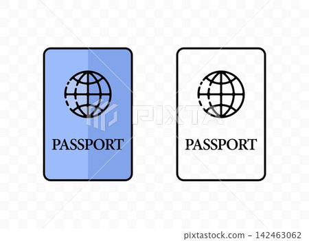 Stylized vector graphic of an international passport document, suitable for global travel, tourism marketing, and immigration design themes. Stylized vector graphic of an international passport document, suitable for global travel, tourism marketing, and immigration design themes. 142463062